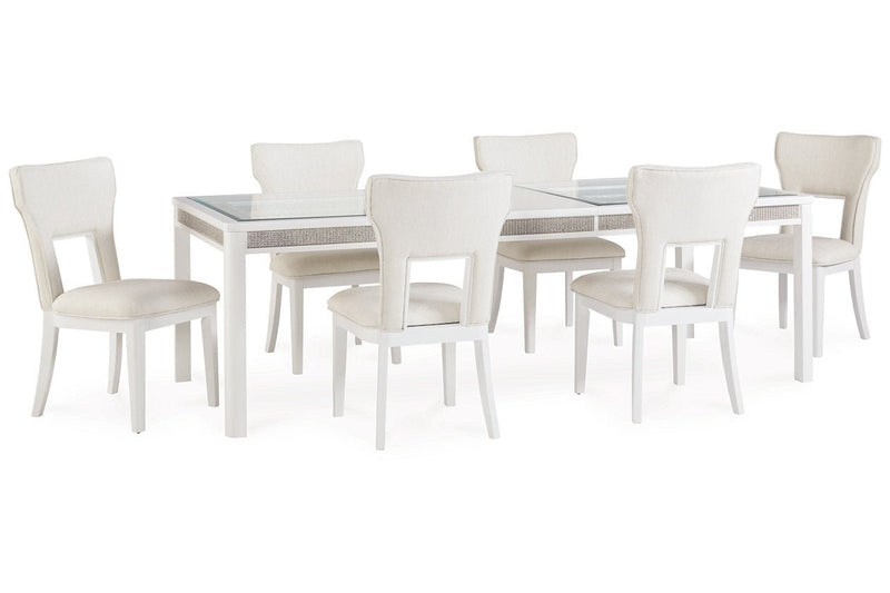 [EXCLUSIVE] Chalanna Dining Table and 6 Chairs - Gate FurnitureDining Room Set