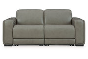 [EXCLUSIVE] Correze Gray 2 - Piece Power Reclining Sectional Loveseat - Gate FurniturePower Reclining Loveseat