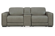 [EXCLUSIVE] Correze Gray 3 - Piece Power Reclining Sectional Loveseat - Gate FurniturePower Reclining Loveseat