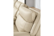 [EXCLUSIVE] Double Deal Almond 2 - Piece Power Reclining Loveseat Sectional with Console - Gate FurniturePower Reclining Loveseat