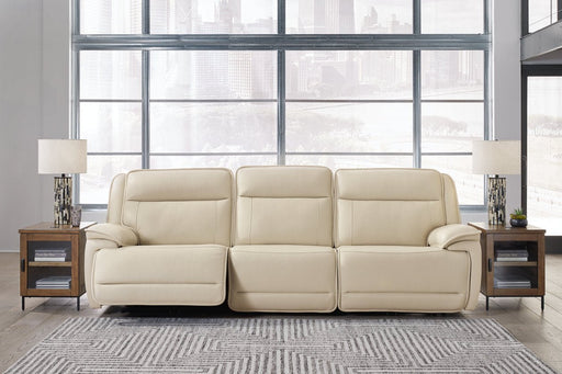 [EXCLUSIVE] Double Deal Almond 3 - Piece Power Reclining Sofa Sectional - Gate FurniturePower Reclining Sofa