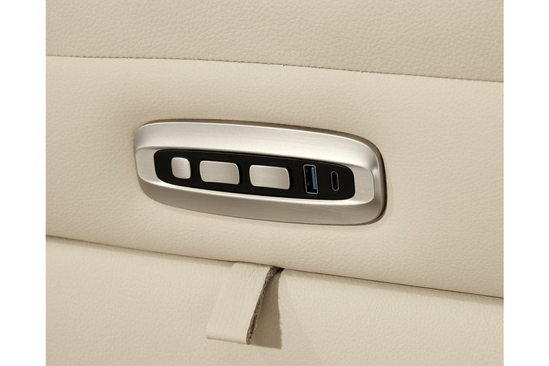 [EXCLUSIVE] Double Deal Almond 5 - Piece Power Reclining Sectional - Gate FurniturePower Reclining Sectional