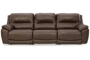 [EXCLUSIVE] Dunleith Chocolate 3 - Piece Power Reclining Sofa - Gate FurniturePower Reclining Sofa