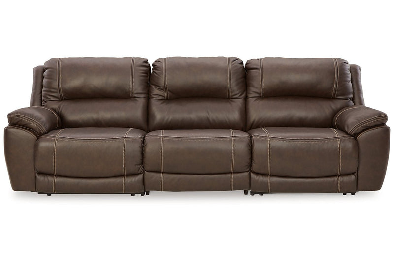 [EXCLUSIVE] Dunleith Chocolate 3 - Piece Power Reclining Sofa - Gate FurniturePower Reclining Sofa