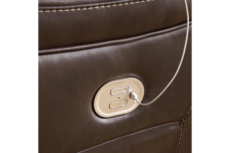 [EXCLUSIVE] Dunleith Chocolate 3 - Piece Power Reclining Sofa - Gate FurniturePower Reclining Sofa