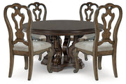 [EXCLUSIVE] Maylee Dining Table and 4 Chairs - Gate FurnitureDining Room Set