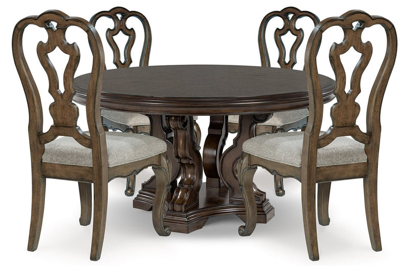 [EXCLUSIVE] Maylee Dining Table and 4 Chairs - Gate FurnitureDining Room Set