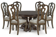 [EXCLUSIVE] Maylee Dining Table and 6 Chairs - Gate FurnitureDining Room Set