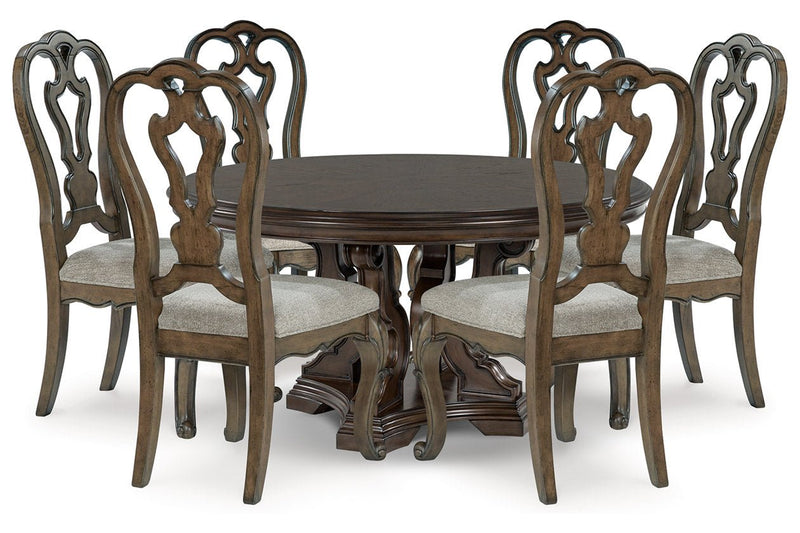 [EXCLUSIVE] Maylee Dining Table and 6 Chairs - Gate FurnitureDining Room Set