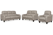 [EXCLUSIVE] Mercomatic Grey Power Reclining Sofa, Loveseat and Recliner - Gate FurnitureLiving Room Set