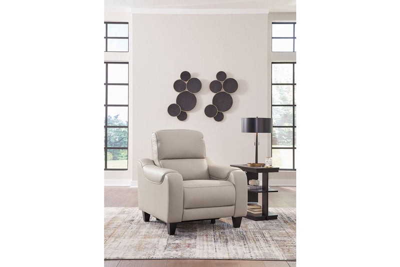 [EXCLUSIVE] Mercomatic Grey Power Reclining Sofa, Loveseat and Recliner - Gate FurnitureLiving Room Set