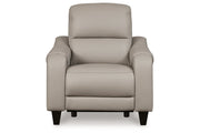 [EXCLUSIVE] Mercomatic Grey Power Reclining Sofa, Loveseat and Recliner - Gate FurnitureLiving Room Set