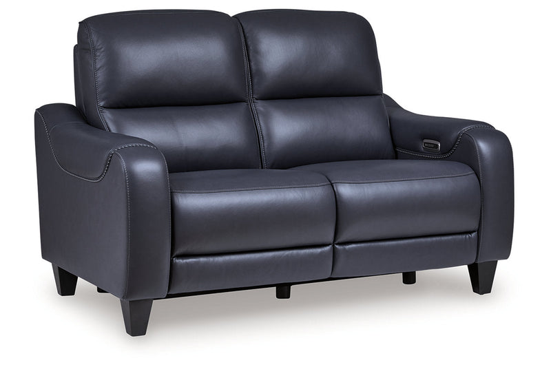 [EXCLUSIVE] Mercomatic Ocean Power Reclining Sofa and Loveseat - Gate FurnitureLiving Room Set