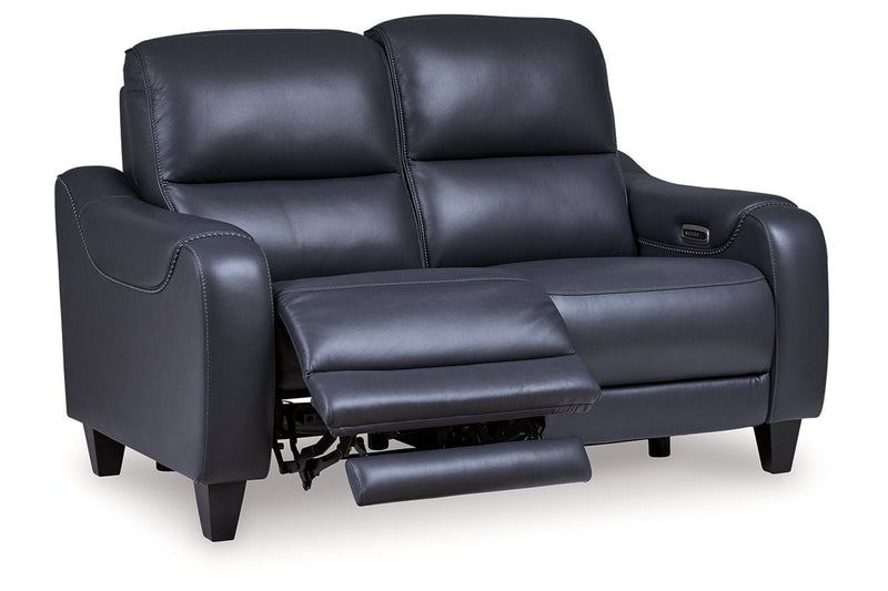 [EXCLUSIVE] Mercomatic Ocean Power Reclining Sofa and Loveseat - Gate FurnitureLiving Room Set
