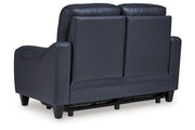 [EXCLUSIVE] Mercomatic Ocean Power Reclining Sofa and Loveseat - Gate FurnitureLiving Room Set