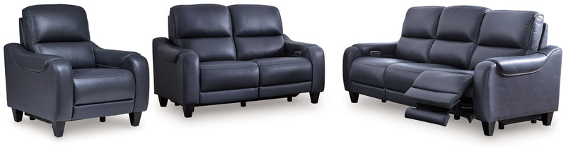[EXCLUSIVE] Mercomatic Ocean Power Reclining Sofa, Loveseat and Recliner - Gate FurnitureLiving Room Set