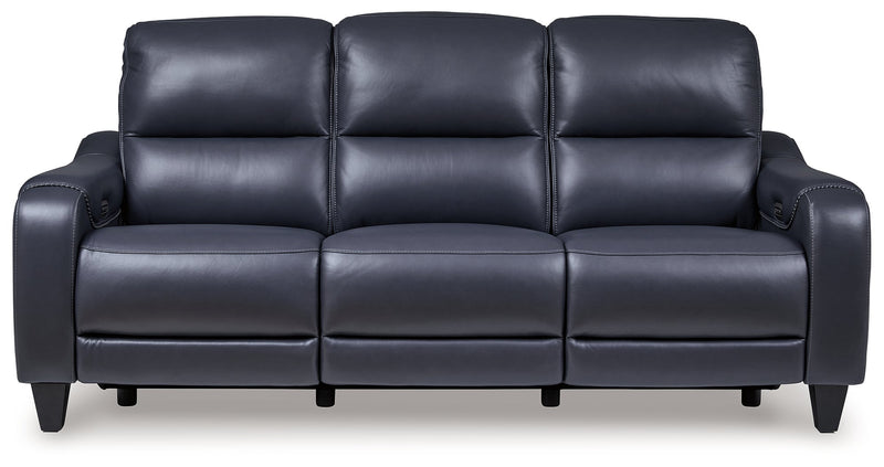[EXCLUSIVE] Mercomatic Ocean Power Reclining Sofa, Loveseat and Recliner - Gate FurnitureLiving Room Set
