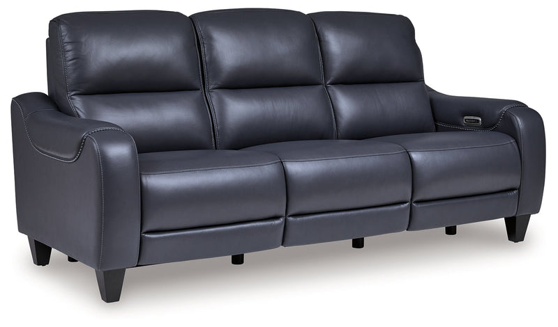 [EXCLUSIVE] Mercomatic Ocean Power Reclining Sofa, Loveseat and Recliner - Gate FurnitureLiving Room Set