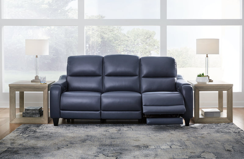 [EXCLUSIVE] Mercomatic Ocean Power Reclining Sofa, Loveseat and Recliner - Gate FurnitureLiving Room Set