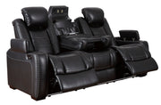 [EXCLUSIVE] Party Time Midnight Power Reclining Living Room Set - Gate FurniturePower Reclining Living Room Set