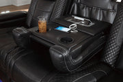 [EXCLUSIVE] Party Time Midnight Power Reclining Living Room Set - Gate FurniturePower Reclining Living Room Set