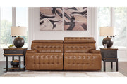 [EXCLUSIVE] Temmpton Chocolate 2 - Piece Power Reclining Sectional Loveseat - Gate FurniturePower Reclining Loveseat