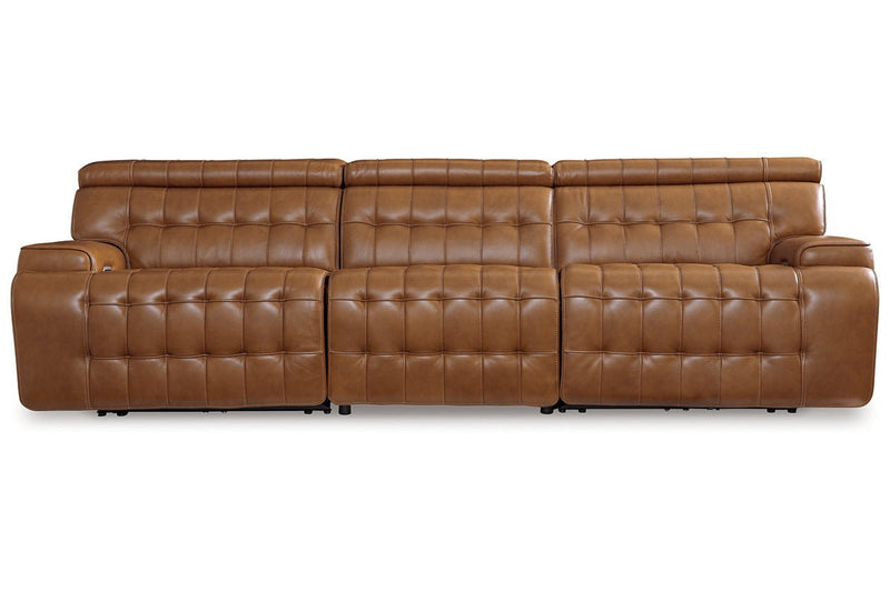 [EXCLUSIVE] Temmpton Chocolate 3 - Piece Power Reclining Sectional Sofa - Gate FurniturePower Reclining Sofa