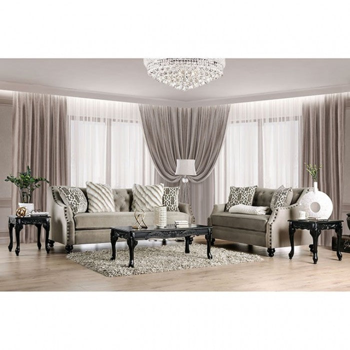 Ezrin Light Brown Sofa - SM2668-SF