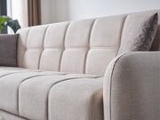 Fabia 3-pieces (Sofa & Loveseat & Chair) Livingroom in Anthracite - 200-ELIF-FAB-A411-321