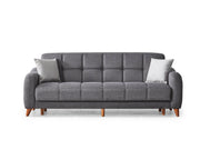 Fabia 3-pieces (Sofa & Loveseat & Chair) Livingroom in Anthracite - 200-ELIF-FAB-A411-321