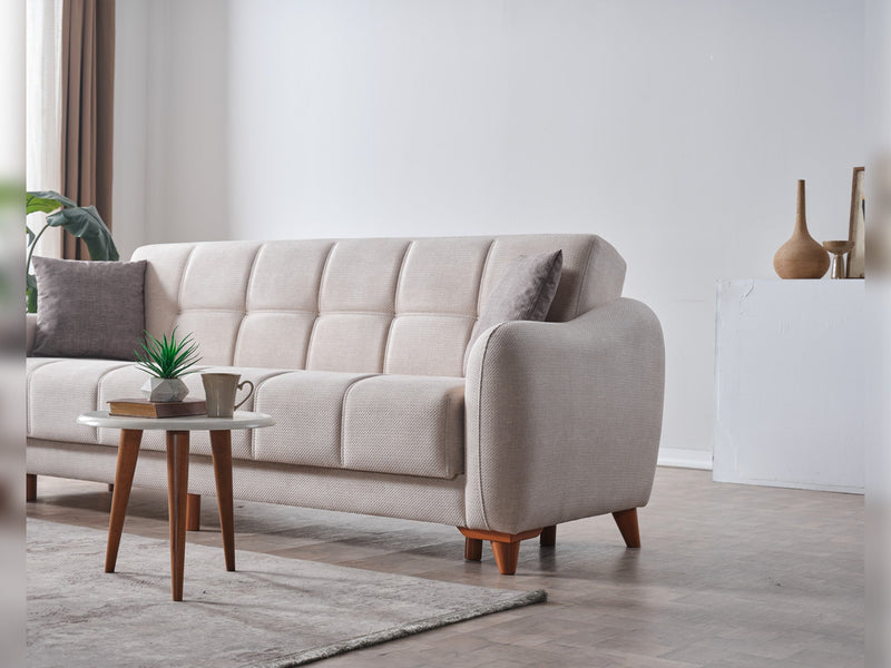 Fabia 3-pieces (Sofa & Loveseat & Chair) Livingroom in Cream - 200-ELIF-FAB-A413-321