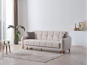 Fabia 3-pieces (Sofa & Loveseat & Chair) Livingroom in Cream - 200-ELIF-FAB-A413-321