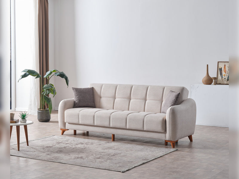 Fabia 3-pieces (Sofa & Loveseat & Chair) Livingroom in Cream - 200-ELIF-FAB-A413-321
