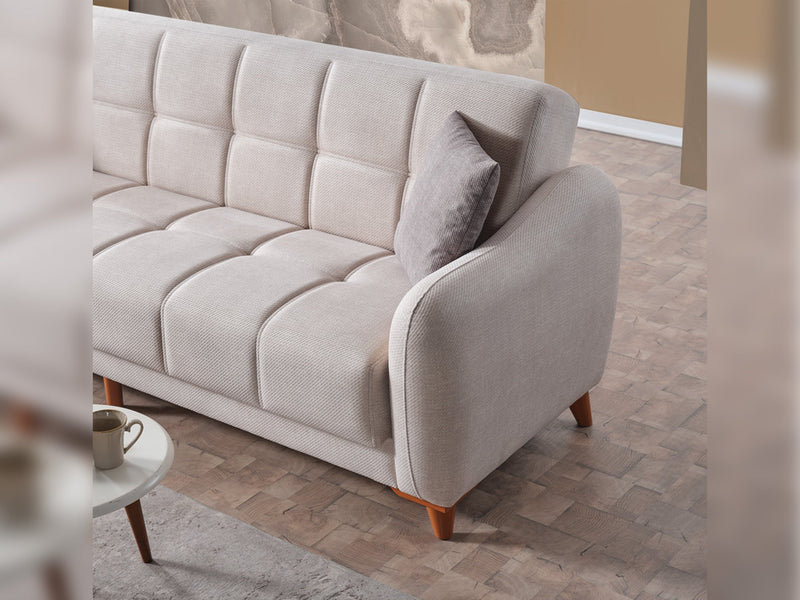 Fabia 3-pieces (Sofa & Loveseat & Chair) Livingroom in Cream - 200-ELIF-FAB-A413-321
