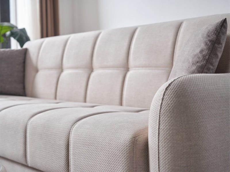 Fabia 3-pieces (Sofa & Loveseat & Chair) Livingroom in Cream - 200-ELIF-FAB-A413-321
