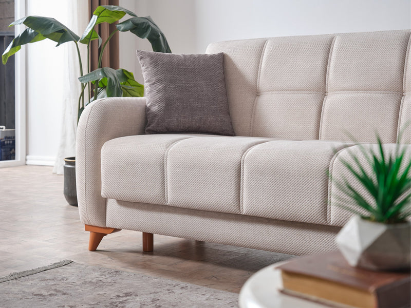 Fabia 3-pieces (Sofa & Loveseat & Chair) Livingroom in Cream - 200-ELIF-FAB-A413-321
