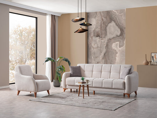 Fabia 3-pieces (Sofa & Loveseat & Chair) Livingroom in Cream - 200-ELIF-FAB-A413-321