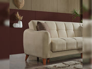 Fabia 3-pieces (Sofa & Loveseat & Chair) Livingroom in Cream - 200-ELIF-FAB-A413-321