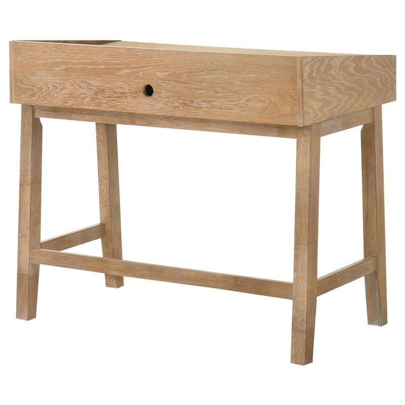 Fabian 38-inch Computer Desk with Keyboard Drawer Distressed Light Brown - 802041