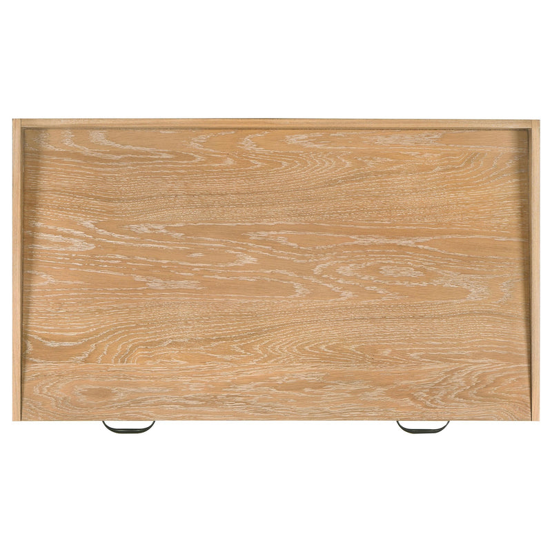 Fabian 38-inch Computer Desk with Keyboard Drawer Distressed Light Brown - 802041