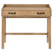 Fabian 38-inch Computer Desk with Keyboard Drawer Distressed Light Brown - 802041