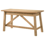 Fabian 54-inch 2-drawer Computer Writing Desk Distressed Light Brown - 801605