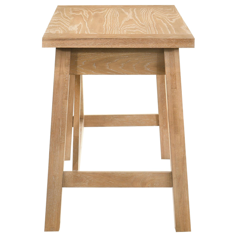 Fabian 54-inch 2-drawer Computer Writing Desk Distressed Light Brown - 801605
