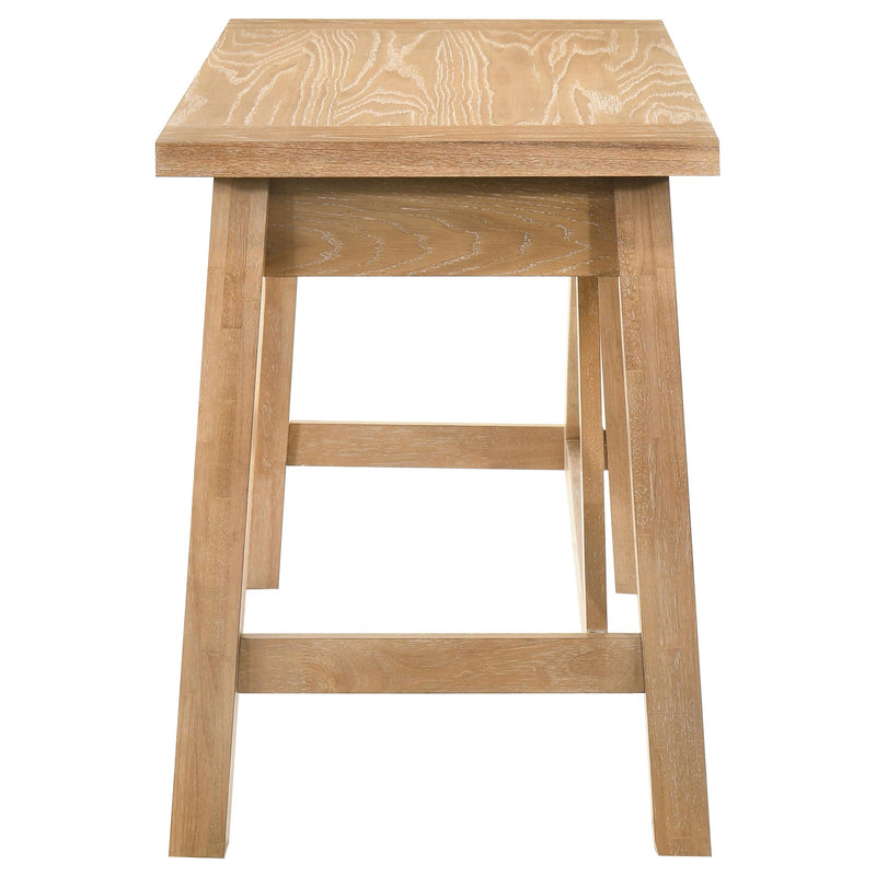 Fabian 54-inch 2-drawer Computer Writing Desk Distressed Light Brown - 801605