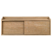 Fabian Bookshelf Bridge with Cubbies Distressed Light Brown - 802044