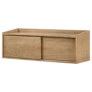 Fabian Bookshelf Bridge with Cubbies Distressed Light Brown - 802044