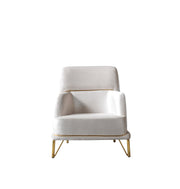 Fabiana Ivory Velvet Chair - FABIANAIV-CHAIR