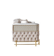 Fabiana Ivory Velvet Sofa & Loveseat - FABIANAIV-SL