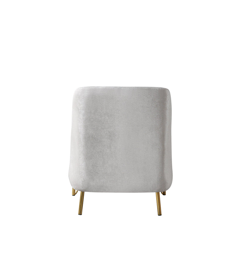 Fabiana Ivory Velvet Sofa & Loveseat - FABIANAIV-SL