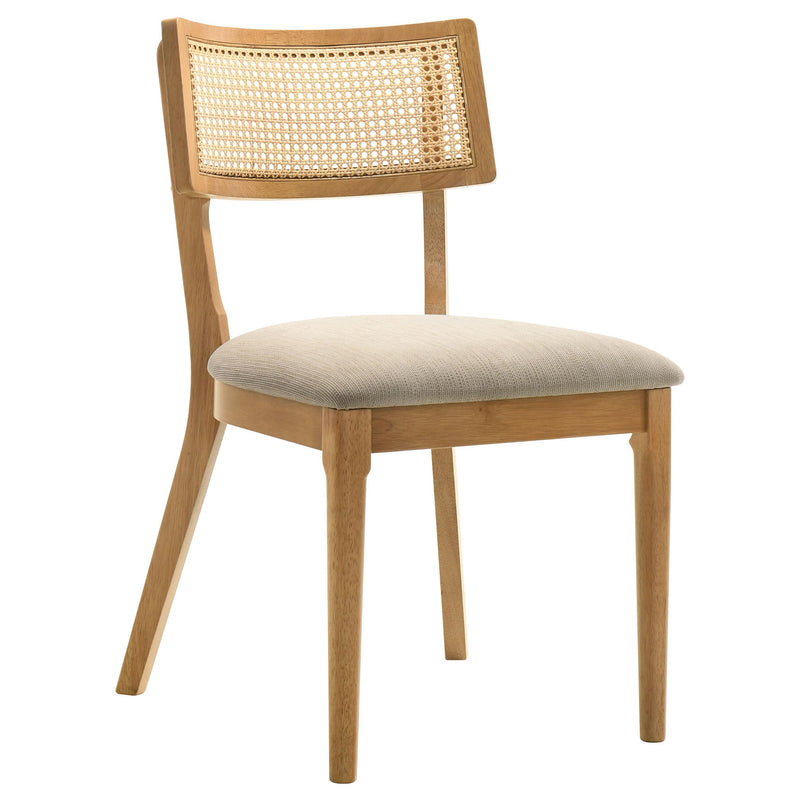 Fabra Cane Back Side Chair Honey Wheat (Set of 2) - 190182